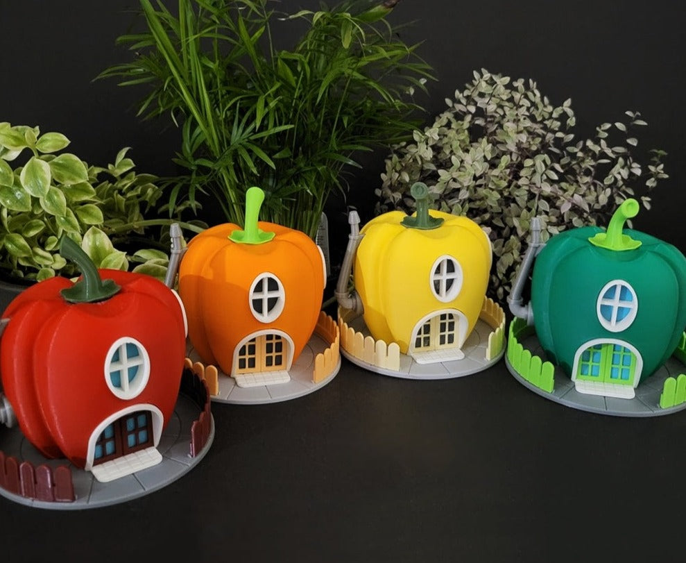 Bell Pepper Gnome Home