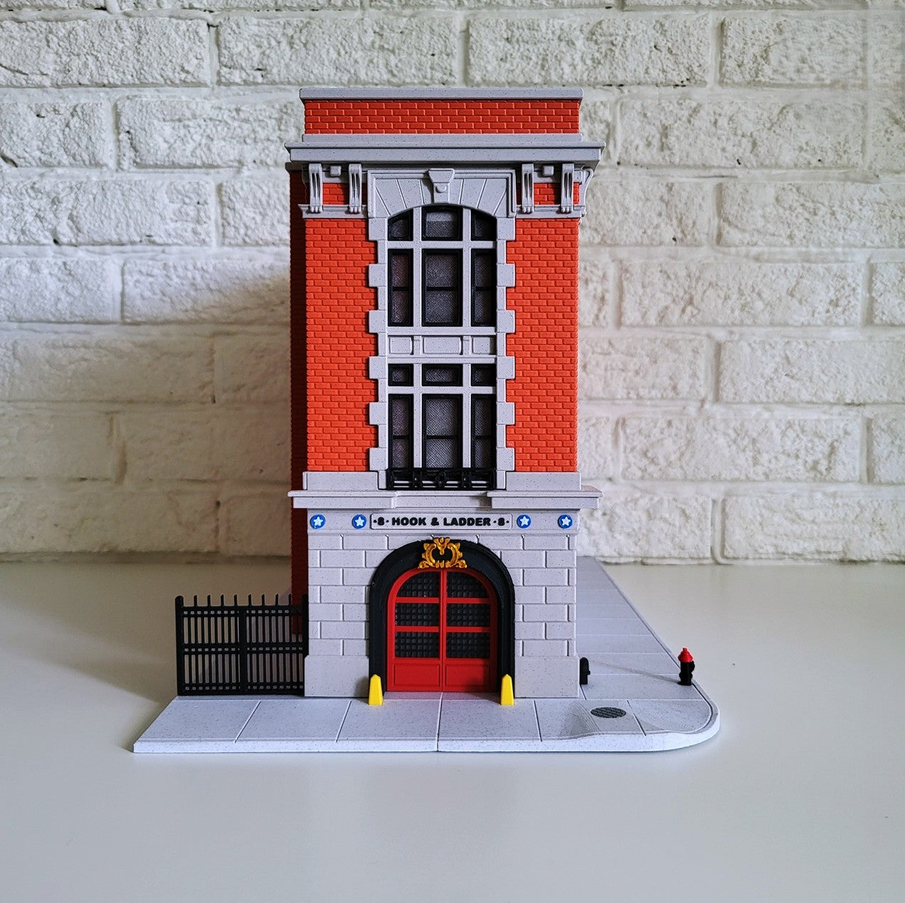 Hot Wheels Display - Hook and Ladder 8 Diorama. Fan Art Based off Ghost Busters.