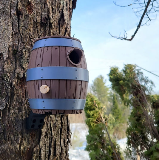 Barrel Birdhouse