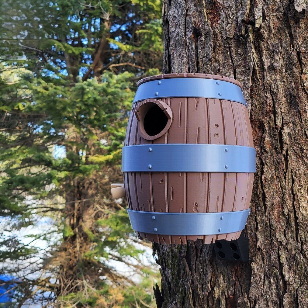Barrel Birdhouse