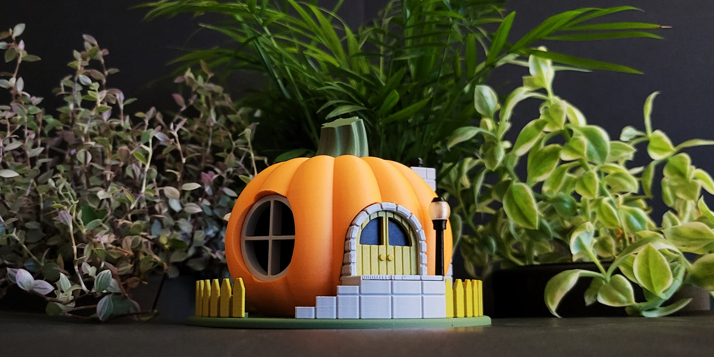 Pumpkin Gnome Home