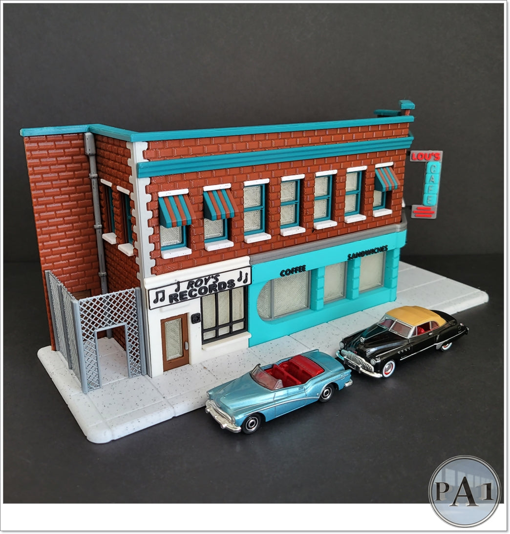Lou's Cafe - Back to the Future - 1:64 Scale
