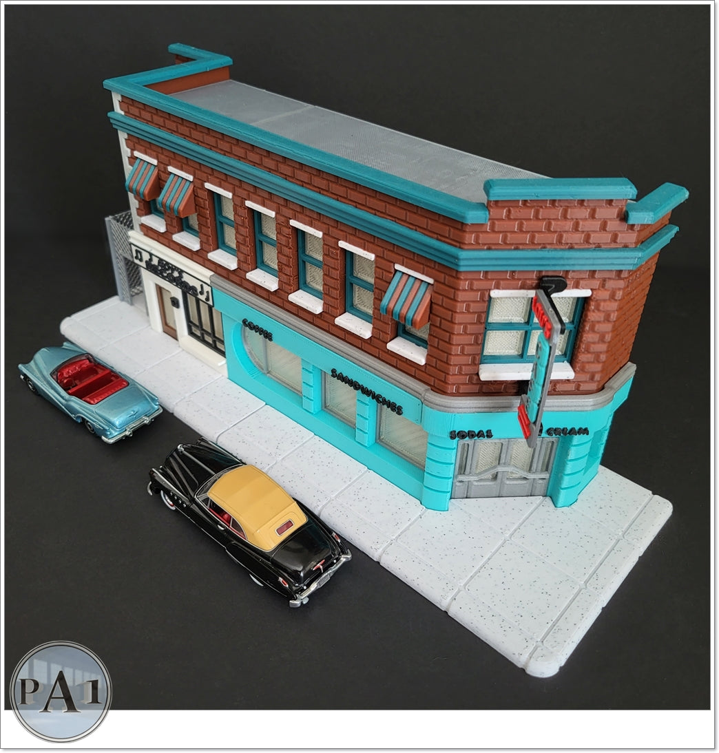 Lou's Cafe - Back to the Future - 1:64 Scale