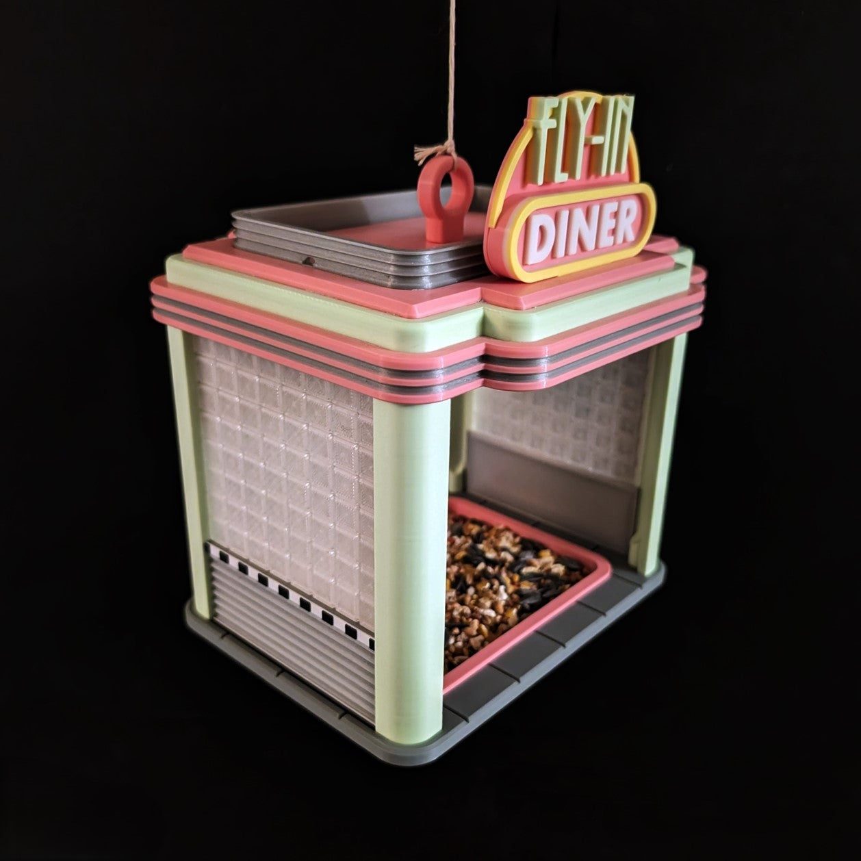 Fly-In Diner Bird Feeder