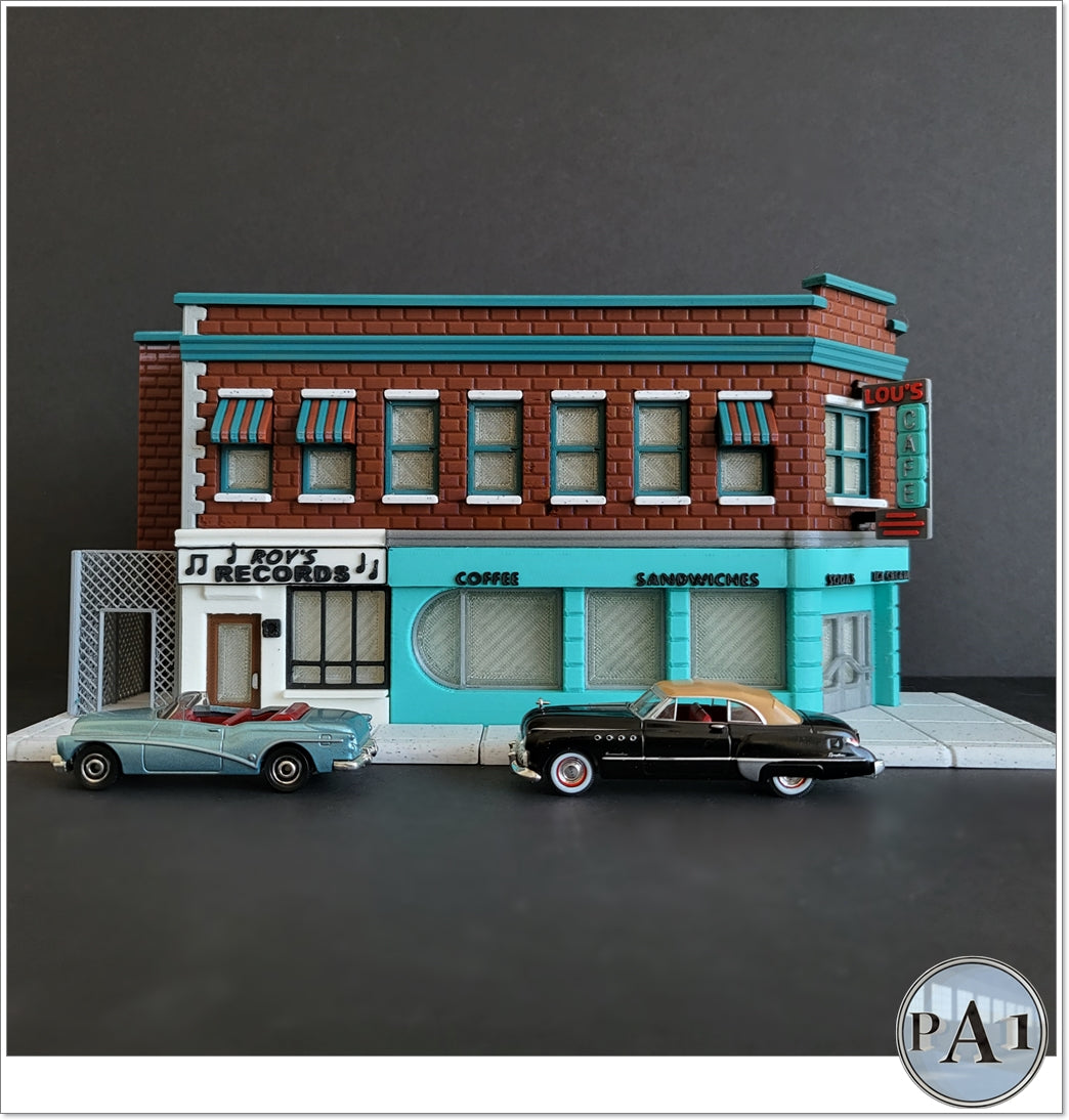 Lou's Cafe - Back to the Future - 1:64 Scale