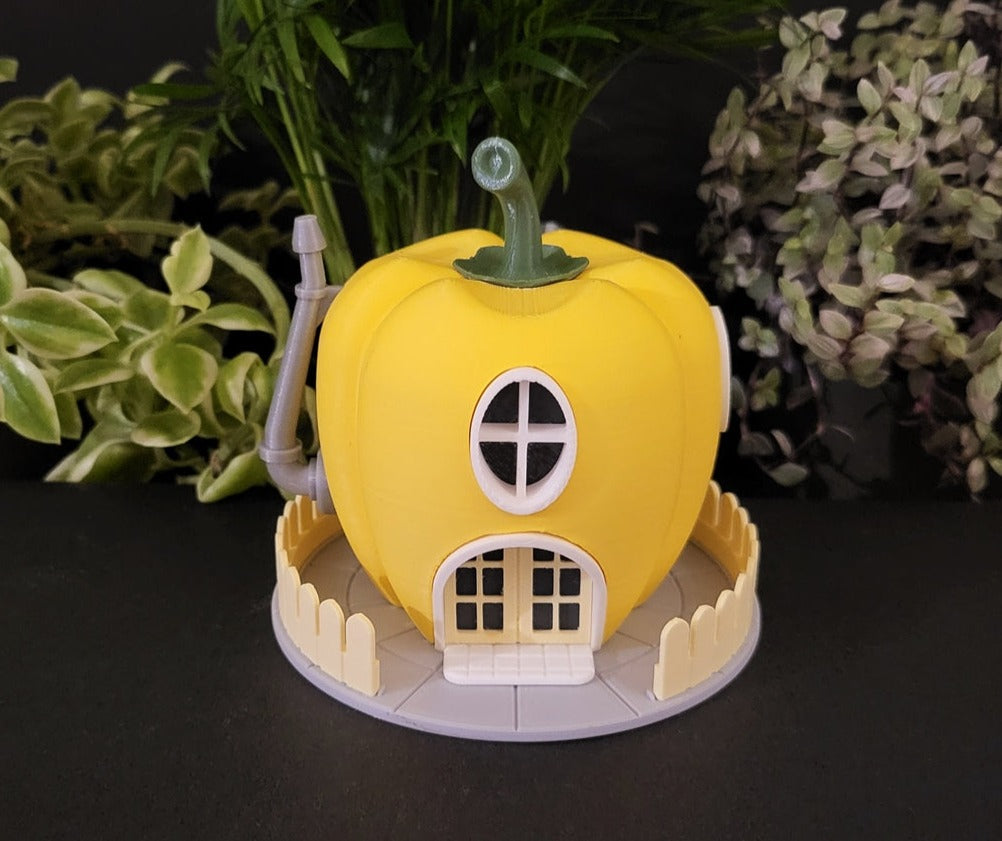 Bell Pepper Gnome Home
