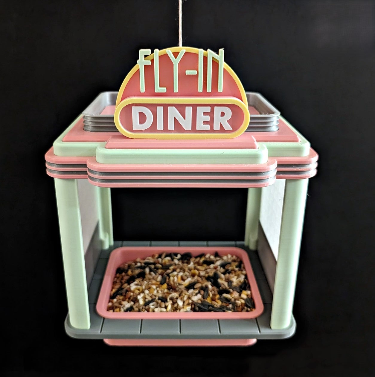 Fly-In Diner Bird Feeder