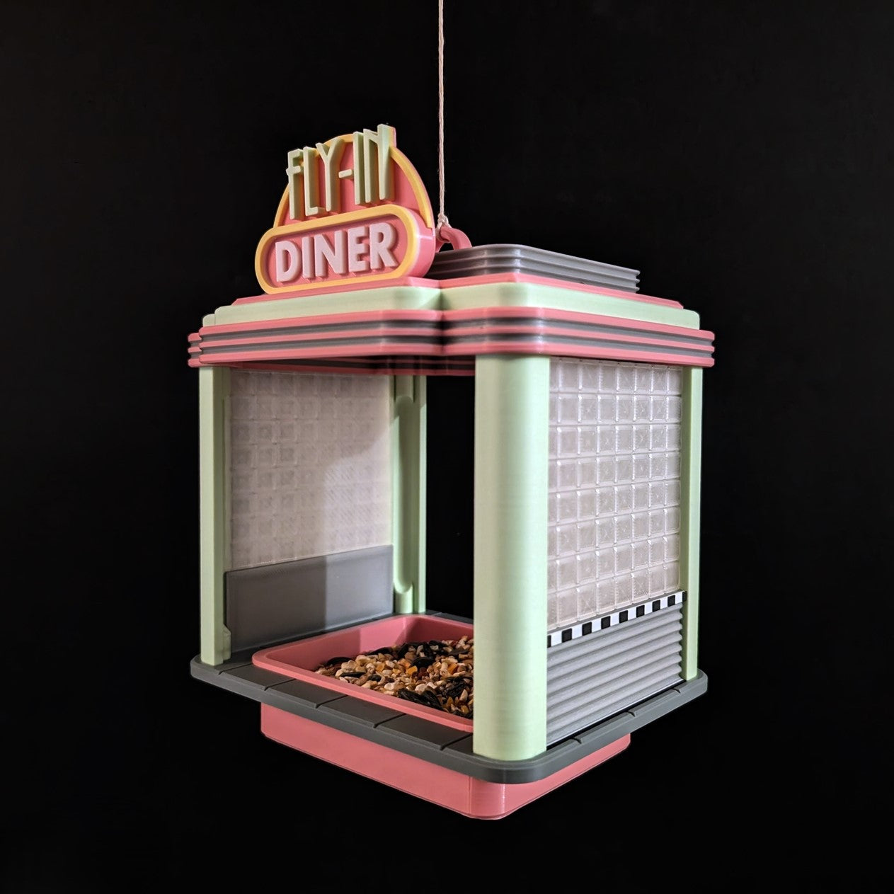 Fly-In Diner Bird Feeder
