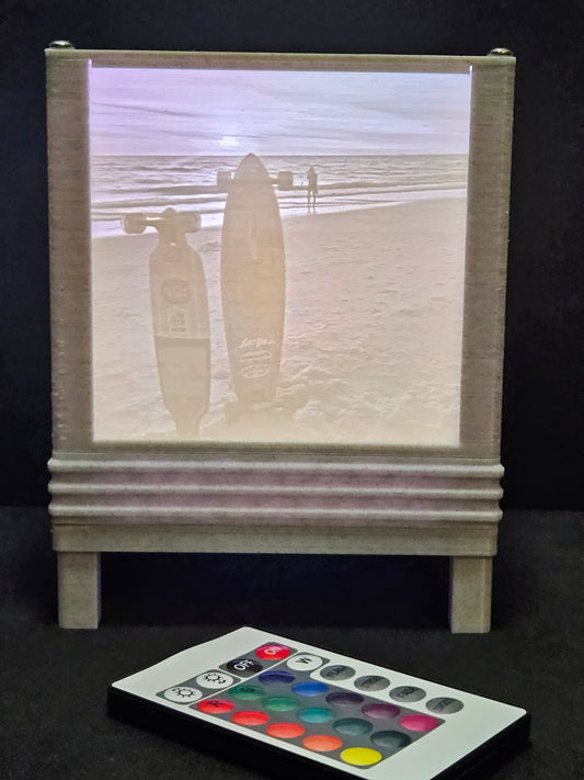 Customizable LED Lithophane Display