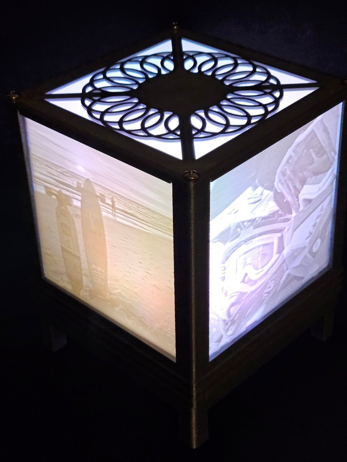 Customizable LED Lithophane Display