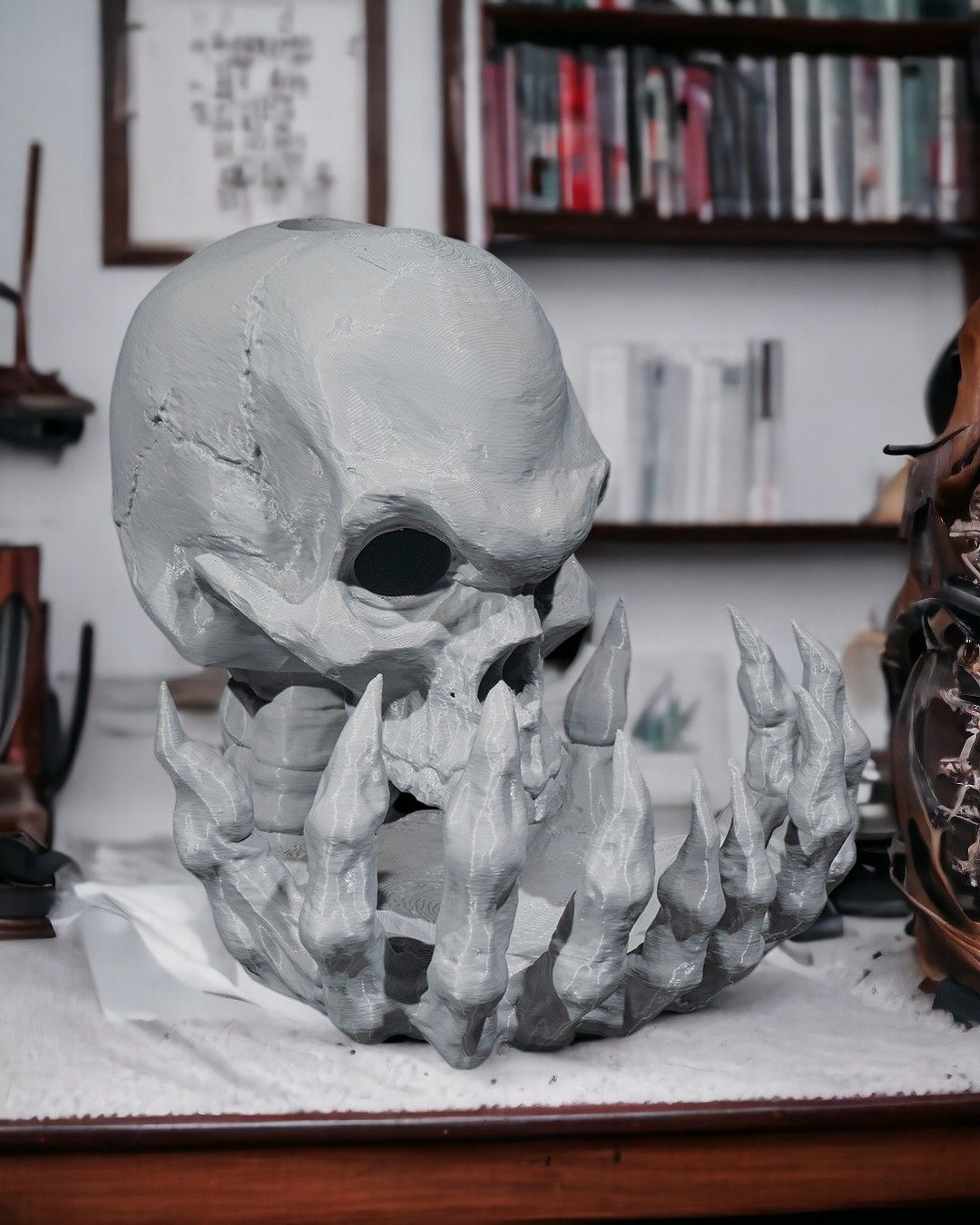 Phantom Skeleton Waterfall Incense Burner