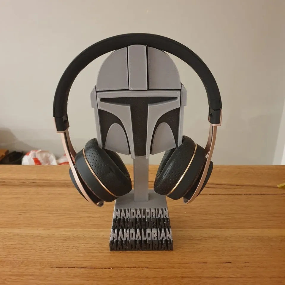Mandalorian Helmet Headphone Stand