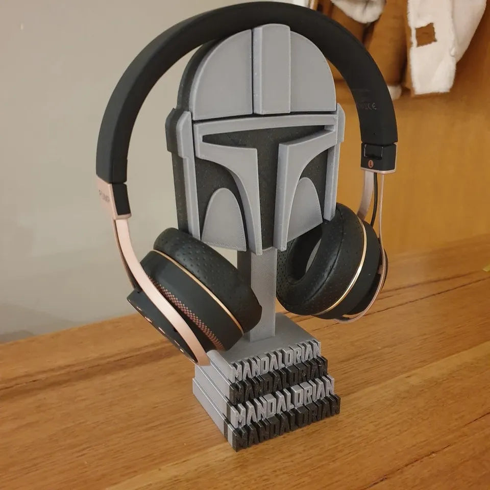 Mandalorian Helmet Headphone Stand