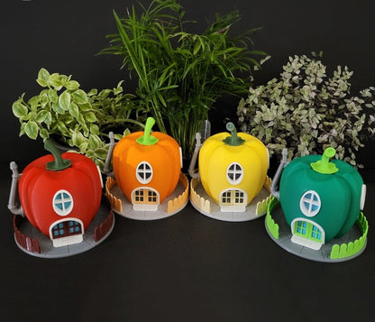 Bell Pepper Gnome Home