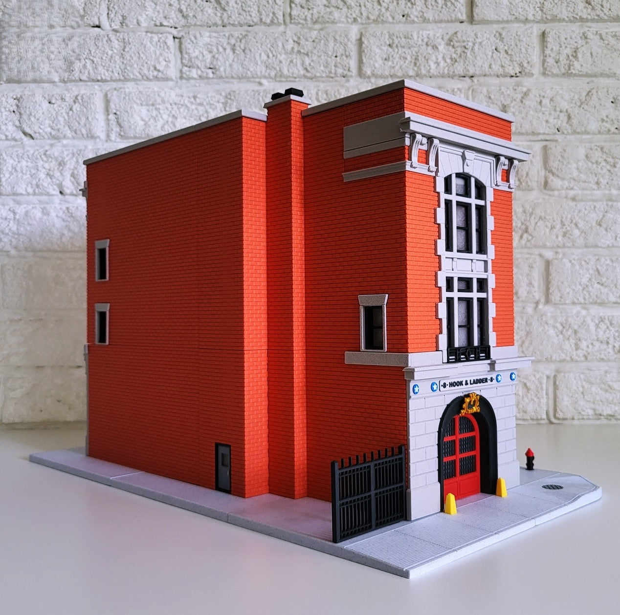 Hot Wheels Display - Hook and Ladder 8 Diorama. Fan Art Based off Ghost Busters.