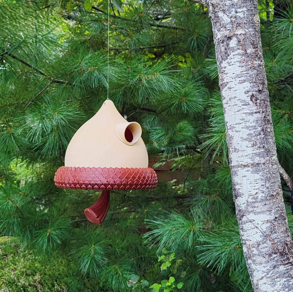 Giant Acorn Birdhouse