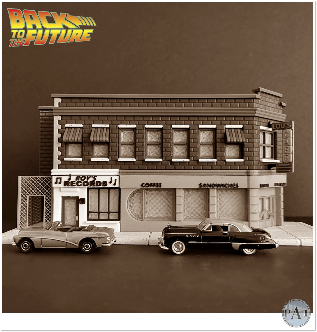 Lou's Cafe - Back to the Future - 1:64 Scale