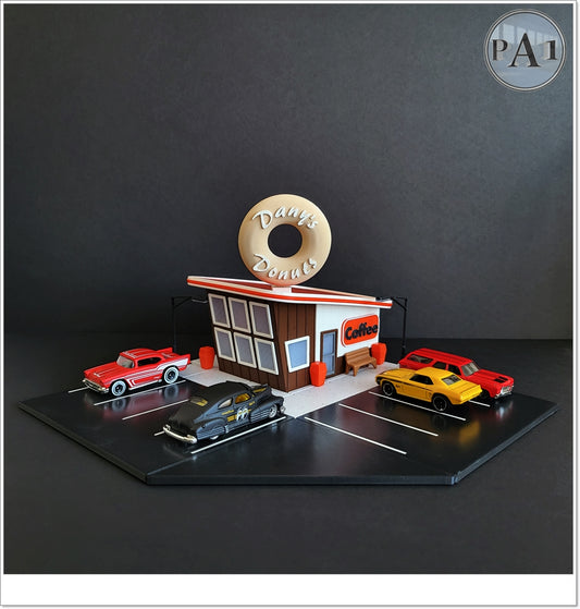 Hot Wheels Display - Donut Shop