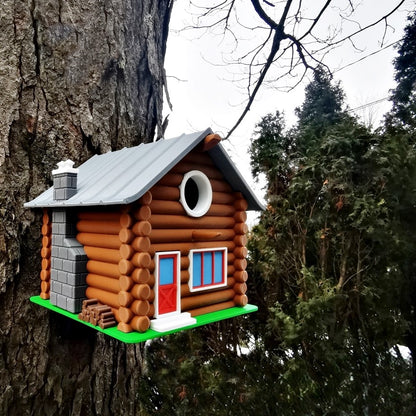 Log Cabin Birdhouse