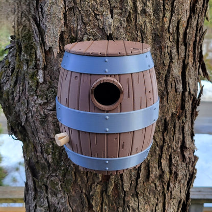 Barrel Birdhouse