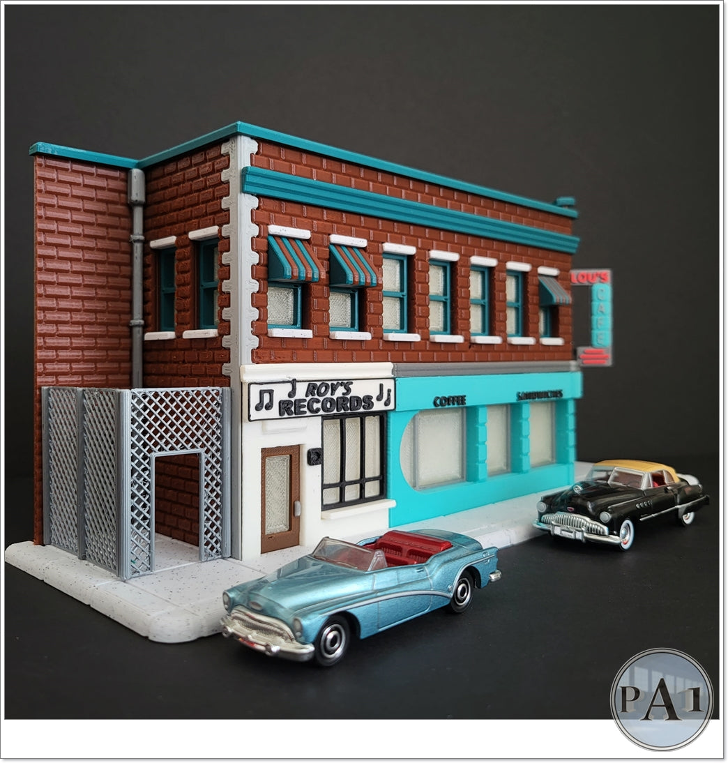 Lou's Cafe - Back to the Future - 1:64 Scale