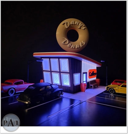Hot Wheels Display - Donut Shop