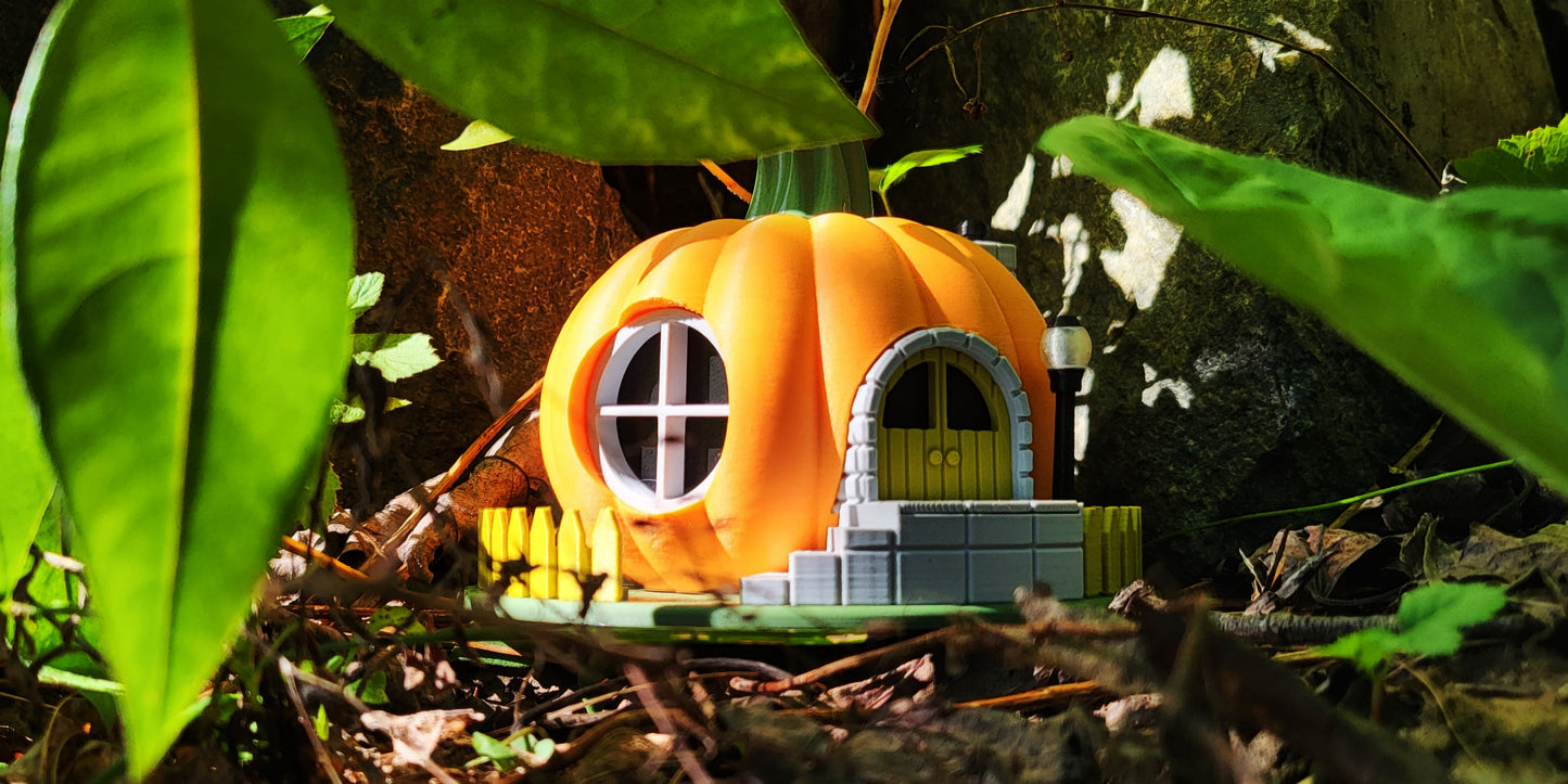 Pumpkin Gnome Home